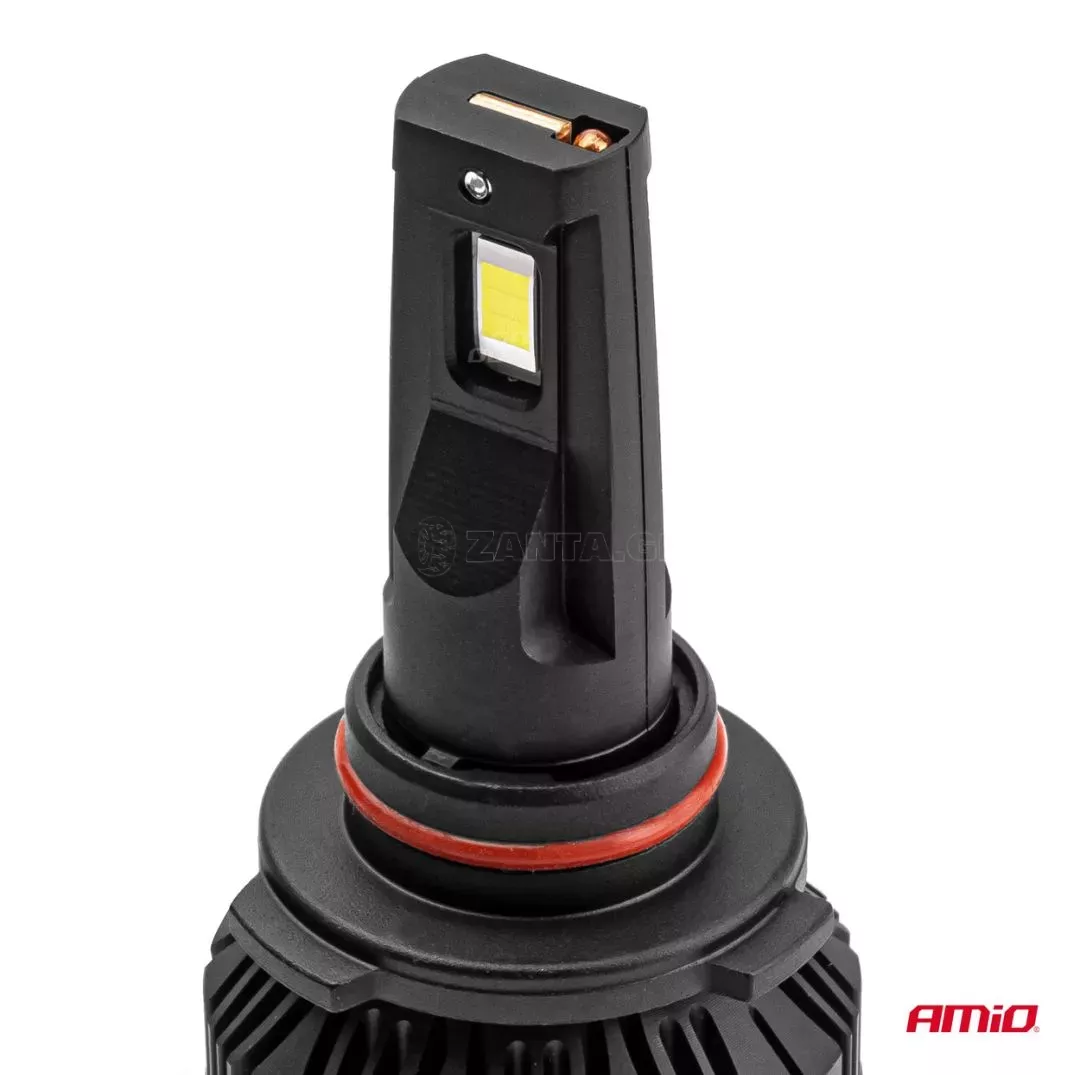 AMIO ΛΑΜΠΕΣ LED CAN-BUS HΒ4 9006 9>16V 90W 6.500K 9900lm (ΜΕ ΑΝΕΜΙΣΤΗΡΑΚΙ) X3 SERIES AMIO - 2 Τεμ. 02983/AM