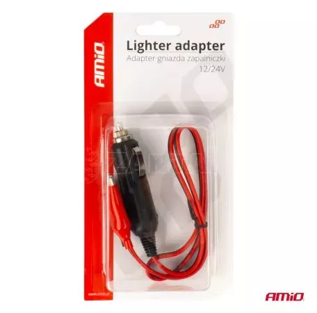 AMIO ΦΙΣ ΑΝΑΠΤΗΡΑ ΜΕ ΚΡΟΚΟΔΕΙΛΑΚΙΑ 12/24V 60cm ΑΜΙΟ - 1 ΤΕΜ. 03802/AM 