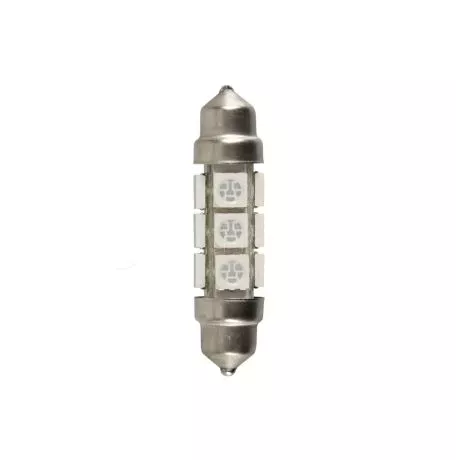 Lampa ΛΑΜΠΑΚΙ ΠΛΑΦΟΝΙΕΡΑΣ 24/28V 11x43mm 205lm 12xSMD LED ΠΡΑΣΙΝΟ ΔΙΠΛΗΣ ΠΟΛΙΚΟΤΗΤΑΣ LAMPA - 20 ΤΕΜ. L9758.5 