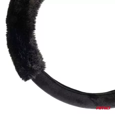 AMIO ΚΑΛΥΜΜΑ ΤΙΜΟΝΙΟΥ SWC-57 (M) 37>39cm ΜΑΥΡΟ ΜΕ ΧΝΟΥΔΩΤΗ ΕΠΕΝΔΥΣΗ ΚΑΙ ΑΥΤΙΑ ΑΡΚΟΥΔΑΣ AMIO - 1 ΤΕΜ. 04167/AM 