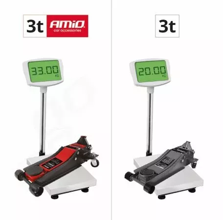 AMIO ΓΡΥΛΟΣ ΥΔΡΑΥΛΙΚΟΣ ΜΕ ΡΟΔΕΣ 3.000KG (ΥΨΟΣ 75-510mm) - 1 Τεμ. 04215/AM 