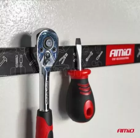 AMIO ΜΑΓΝΗΤΙΚΗ ΒΑΣΗ ΤΟΙΧΟΥ ΣΤΕΡΕΩΣΗΣ ΕΡΓΑΛΕΙΩΝ ΣΕ 3 ΛΩΡΙΔΕΣ 1x20cm/1x30,5cm/1x46cm AMIO - ΣΕΤ 3 ΤΕΜ.  04263/AM 