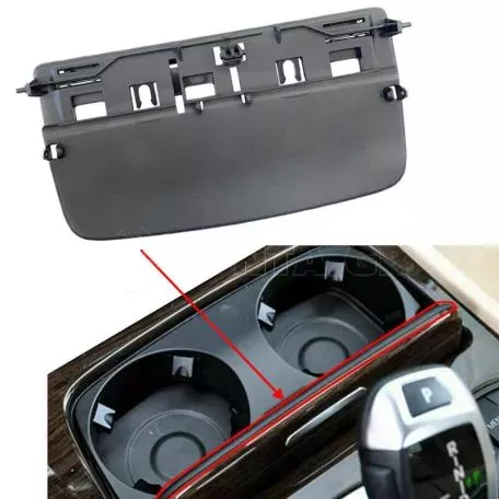Καπάκι Ποτηροθήκης Εσωτερικό Για BMW Σειρά 7 F01 / F02 08-15 Μαύρο 