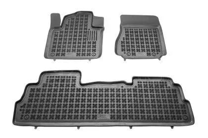 Λαστιχένια πατάκια Rezaw Plast για NISSAN NV200 (2009+) - τύπου σκαφάκι - 3τμχ. 