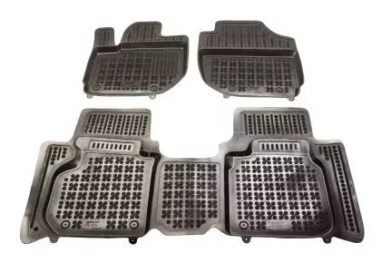 Λαστιχένια πατάκια Rezaw Plast για HONDA HR-V II  (2015-2021) - τύπου σκαφάκι - 3τμχ. 