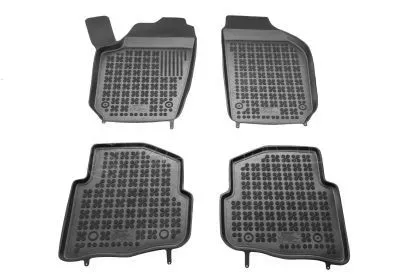 Λαστιχένια πατάκια Rezaw Plast για SEAT Cordoba II , Ibiza III (2002-2009) / SKODA Fabia I 1999-2007) / VW Polo 9N (2001-2009) - τύπου σκαφάκια - 4τμχ. 