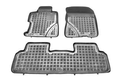 Λαστιχένια πατάκια Rezaw Plast για HONDA Civic VIII (2006-2011) - sedan / υβριδικό - τύπου σκαφάκι - 3τμχ. 