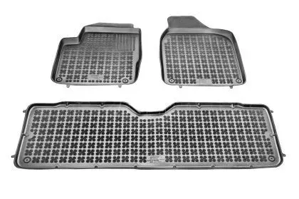 Λαστιχένια πατάκια Rezaw Plast για FORD Galaxy (1995-2006) / VW Sharan / SEAT Alhambra (1995-2010) - τύπου σκαφάκι - 3τμχ. 