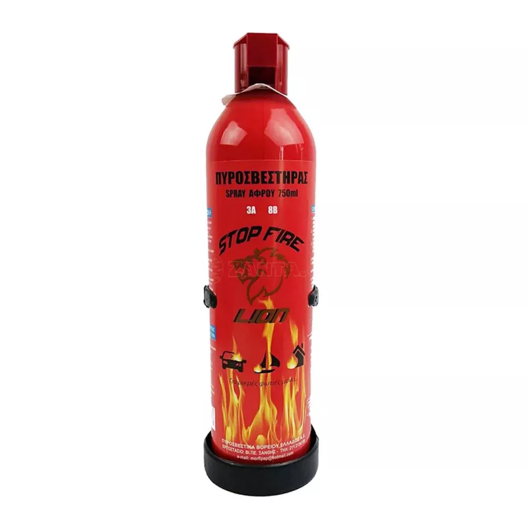 Πυροσβεστήρας Αφρού 750ml Με Πλαστική Βάση
