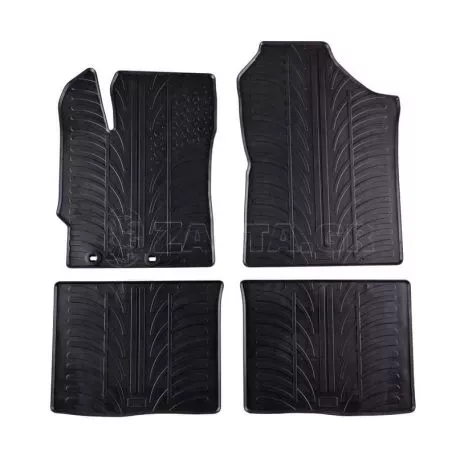 Πατάκια Αυτοκινήτου Gledring 0265 Toyota Yaris 2011-2020 Μαύρο 4 Τεμάχια 