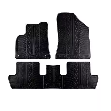 Πατάκια Αυτοκινήτου Gledring 0154 Renault 3008 2009-2016 / 5008 2009-2017 Μαύρο 4 Τεμάχια 
