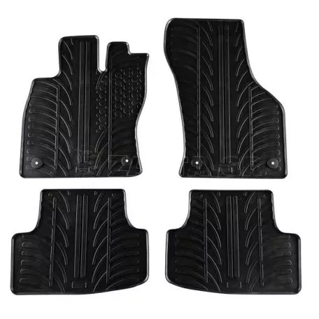 Πατάκια Αυτοκινήτου Gledring 0071 VW Golf VII 2012-2019 / Golf VII Four Motion 2012-2019 / Seat Leon 5F 2013-2020 Μαύρο 4 Τεμάχια 