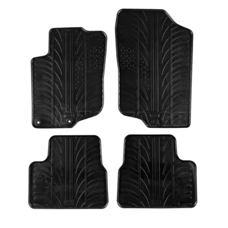 Πατάκια Αυτοκινήτου Gledring 0151 Peugeot 207 2006-2012 Μαύρο 4 Τεμάχια 