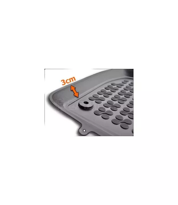 Λαστιχένια πατάκια Rezaw Plast για Seat Altea XL (2006+) - without versions with bluetooth module under the drivers seat - τύπου