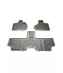 Λαστιχένια πατάκια Rezaw Plast για Chrysler Voyager (2001-2006) - τύπου σκαφάκι - 3τμχ. 