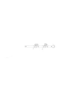 ROLLER 96cm ΜΕ ΠΛΑΙΣΙΟ ΠΡΟΕΚΤΑΣΗ 180cm ΓΙΑ ΜΠΑΡΕΣ ΜΑΥΡΕΣ KARGO + ΑΛΟΥΜΙΝΙΟΥ KARGO-PLUS U-7 1ΤΕΜ. 