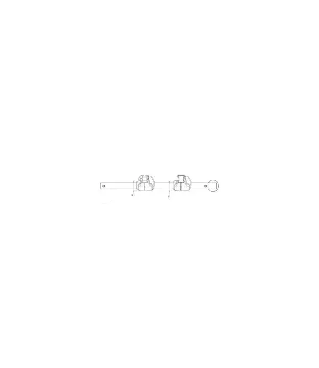ROLLER 96cm ΜΕ ΠΛΑΙΣΙΟ ΠΡΟΕΚΤΑΣΗ 180cm ΓΙΑ ΜΠΑΡΕΣ ΜΑΥΡΕΣ KARGO + ΑΛΟΥΜΙΝΙΟΥ KARGO-PLUS U-7 1ΤΕΜ.
