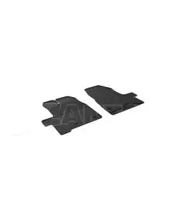Πατάκια Αυτοκινήτου Gledring 0895 Ford Transit Custom Furgon / Kombi Furgon / Kombi Facelift Χειροκίνητο 2018- Μαύρο 2 Τεμάχια 