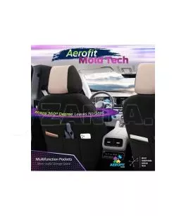 Καλύμματα Αυτοκινήτου Carbon Design Universal Jacquard / Rachel / Δερματίνη Σετ Εμπρός / Πίσω 11 Τεμαχίων Μπεζ CRB-3403 
