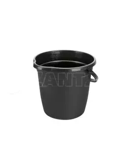 ΚΟΥΒΑΣ ΠΛΑΣΤΙΚΟΣ ΜΕ ΧΕΡΟΥΛΙ BUCKY 10L ΜΑΥΡΟΣ LAMPA - 1 ΤΕΜ. 