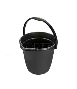 ΚΟΥΒΑΣ ΠΛΑΣΤΙΚΟΣ ΜΕ ΧΕΡΟΥΛΙ BUCKY 10L ΜΑΥΡΟΣ LAMPA - 1 ΤΕΜ. 