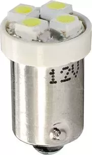 M-tech T4W 12V 0,96W BA9s (ΜΙΝΙΟΝ) LED 4xLED 3mm ΜΠΛΕ BLISTER 2ΤΕΜ. M-TECH LB013B/MT 