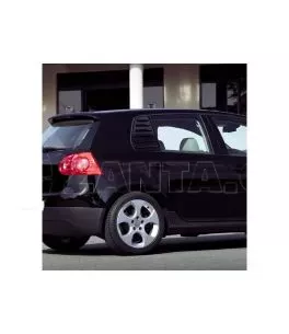 Πλαστικό κάλυμμα πίσω παραθυρων - louvers μαύρο γυαλιστερό για Volkswagen VW Golf MK5 2003-2008 2τεμ. 