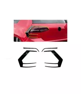 Φρυδάκια "σημαίες" πίσω φαναριών μάυρα για Volkswagen Golf MK7 Rear Light Flag 2013-2016 2τεμ. 