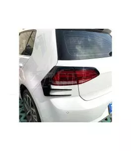 Φρυδάκια "σημαίες" πίσω φαναριών μάυρα για Volkswagen Golf MK7.5 2017-2019 2τεμ. 