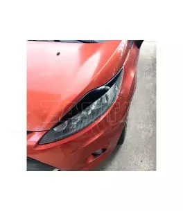 Φρυδάκια μπροστινών φαναριών μάυρα για Ford Fiesta MK6 2008-2012 2τεμ. 