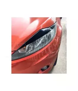 Φρυδάκια μπροστινών φαναριών μάυρα για Ford Fiesta MK6 2008-2012 2τεμ. 