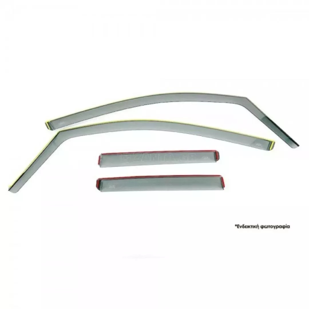 DGA ΣΕΤ ΑΝΕΜΟΘΡΑΥΣΤΕΣ ΓΙΑ MAZDA 2 HYBRID 5D 2022+ / TOYOTA YARIS 5D 2020+ ΑΠΟ ΕΥΚΑΜΠΤΟ ΧΥΤΟ ΑΚΡΥΛΙΚΟ ΓΥΑΛΙ (CAST ACRYLIC GLASS) DGA - 4 ΤΕΜ. ANEM.SETDGA14032FR