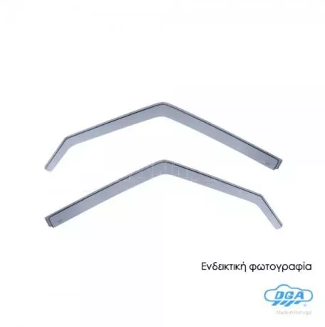 DGA ΖΕΥΓΑΡΙ ΜΠΡΟΣΤΙΝΟΙ ΑΝΕΜΟΘΡΑΥΣΤΕΣ ΓΙΑ MITSUBISHI PAJERO / MONTERO / SHOGUN 3/5D 1982-1991 ΑΠΟ ΕΥΚΑΜΠΤΟ ΧΥΤΟ ΑΚΡΥΛΙΚΟ ΓΥΑΛΙ (CAST ACRYLIC GLASS) DGA - 2 ΤΕΜ ANEM.DGA16015 