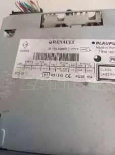 ΡΑΔΙΟ-CD ΓΙΑ RENAULT MEGANE '08-'14 ΚΩΔΙΚΟΣ 281159389R 