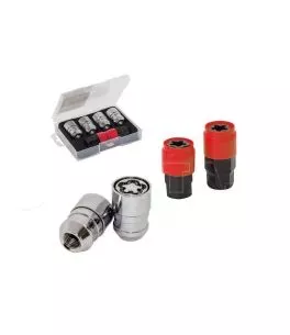 Αντικλεπτικά Μπουλόνια Ασφαλείας Butzi Pro Kit 6 pcs Με Μοναδικό Κλειδί-Εργαλείο Type-AA M12x1.25 