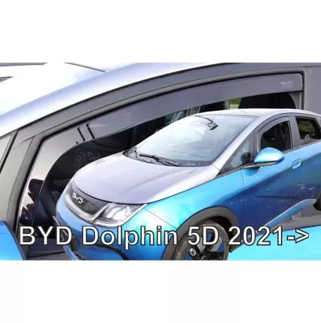Heko ΑΝΕΜΟΘΡΑΥΣΤΕΣ ΓΙΑ BYD DOLPHIN 5D 2021+ ΣΕΤ ΑΥΤΟΚΙΝΗΤΟΥ ΑΠΟ ΕΥΚΑΜΠΤΟ ΦΙΜΕ ΠΛΑΣΤΙΚΟ HEKO - 4 ΤΕΜ. ΑΝΕΜ.SET11307 