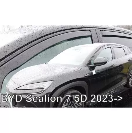 Heko ΑΝΕΜΟΘΡΑΥΣΤΕΣ ΓΙΑ BYD SEALION 7 5D 2023+ ΣΕΤ ΑΥΤΟΚΙΝΗΤΟΥ ΑΠΟ ΕΥΚΑΜΠΤΟ ΦΙΜΕ ΠΛΑΣΤΙΚΟ HEKO - 4 ΤΕΜ. ΑΝΕΜ.SET11309 