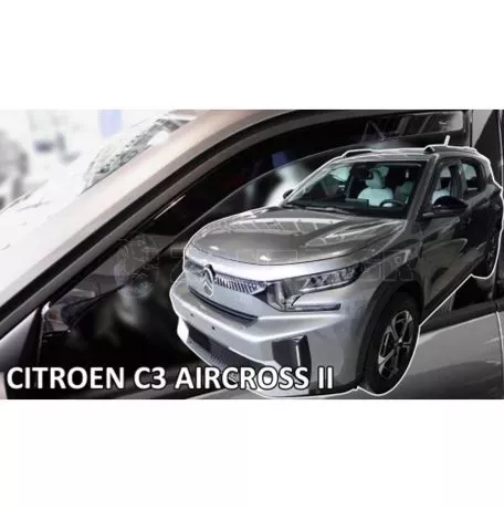 Heko ΑΝΕΜΟΘΡΑΥΣΤΕΣ ΓΙΑ CITROEN C3 IV 5D 2024+ / E-C3 IV 5D 2024+ ΣΕΤ ΑΥΤΟΚΙΝΗΤΟΥ ΑΠΟ ΕΥΚΑΜΠΤΟ ΦΙΜΕ ΠΛΑΣΤΙΚΟ HEKO - 4 ΤΕΜ. ΑΝΕΜ.SET12284 