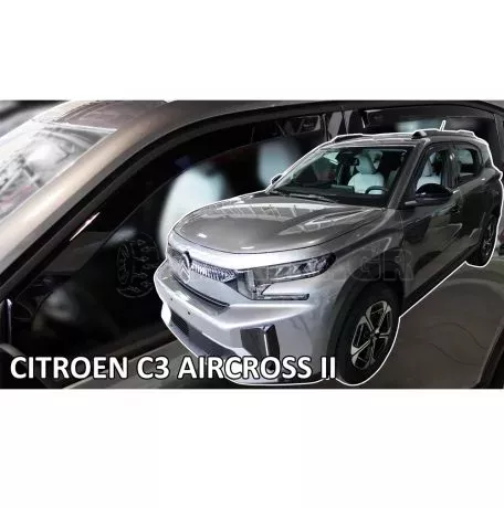 Heko ΑΝΕΜΟΘΡΑΥΣΤΕΣ ΓΙΑ CITROEN C3 AIRCROSS / e-C3 AIRCROSS 5D 2024+ ΣΕΤ ΑΥΤΟΚΙΝΗΤΟΥ ΑΠΟ ΕΥΚΑΜΠΤΟ ΦΙΜΕ ΠΛΑΣΤΙΚΟ HEKO - 4 ΤΕΜ. ΑΝΕΜ.SET12285 