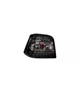 Πίσω φανάρια led για Vw Golf IV - black - σετ 2τμχ. 