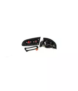 Πίσω φανάρια για Seat Ibiza 6L (2002-2008) - μαύρα - σετ 2τμχ. 