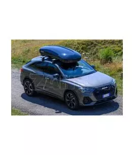ΜΠΑΓΚΑΖΙΕΡΑ ΟΡΟΦΗΣ SATELLITE 550 DUO BLACK MΕ ΔΙΠΛΟ ΑΝΟΙΓΜΑ ΣΕ ΜΑΥΡΟ ΧΡΩΜΑ ΜΕ ΓΥΑΛΙΣΤΕΡΗ ΥΦΗ MENABO - 1 ΤΕΜ. 