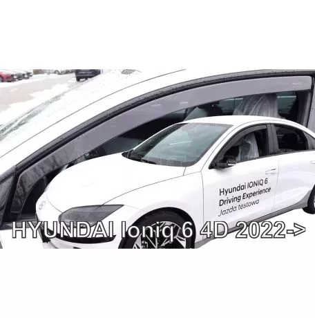 Heko ΑΝΕΜΟΘΡΑΥΣΤΕΣ ΓΙΑ HYUNDAI IONIQ 6 4D 2022+ ΣΕΤ ΑΥΤΟΚΙΝΗΤΟΥ ΑΠΟ ΕΥΚΑΜΠΤΟ ΦΙΜΕ ΠΛΑΣΤΙΚΟ HEKO - 4 ΤΕΜ ΑΝΕΜ.SET17320 
