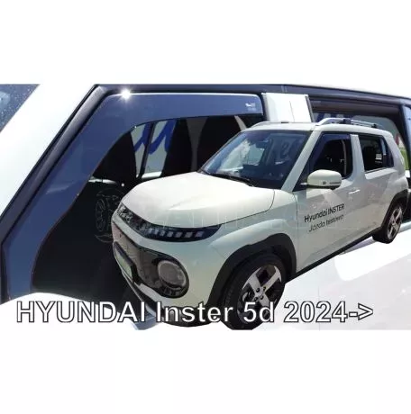 Heko ΑΝΕΜΟΘΡΑΥΣΤΕΣ ΓΙΑ HYUNDAI INSTER 5D 2024+ ΖΕΥΓΑΡΙ ΑΠΟ ΕΥΚΑΜΠΤΟ ΦΙΜΕ ΠΛΑΣΤΙΚΟ HEKO - 2 ΤΕΜ ΑΝΕΜ.17322 
