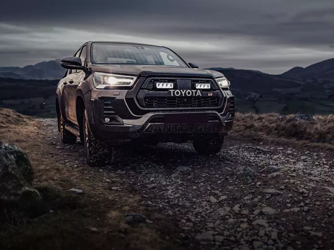 Σετ τοποθέτησης γρίλιας για Toyota Hilux GR Sport (2023+) - Triple-R 750 Std 9240 Lumens