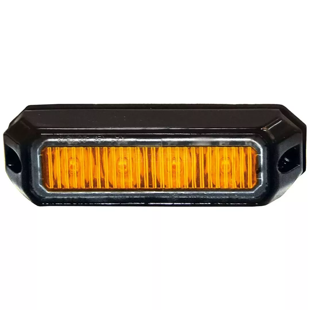 Προειδοποιητικό φώς Mini Amber 12-32V 4 Led x 3W Strands