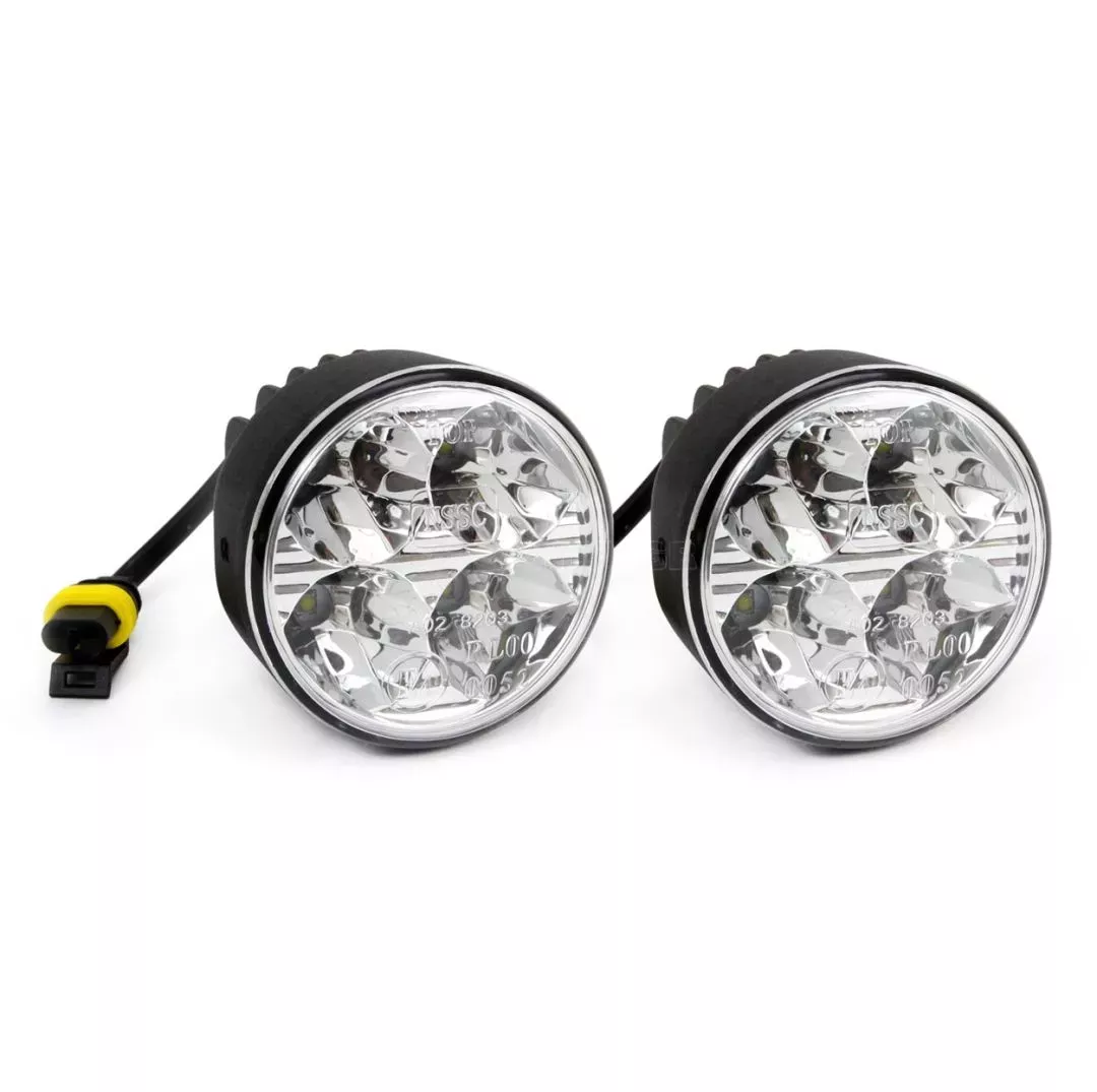 AMIO ΦΩΤΑ ΗΜΕΡΑΣ DRL 12/24V 11,16W 8xSMD LED 800lm DRL 510HP ΣΤΡΟΓΓΥΛΟΙ 70mm 2ΤΕΜ 01524/AM