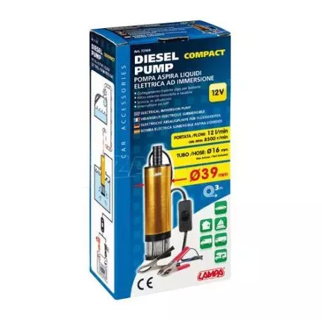 Lampa ΑΝΤΛΙΑ ΑΝΑΡΟΦΗΣΗΣ DIESEL ΗΛΕΚΤΡΙΚΗ 12V 12Lt/min L7216.9 