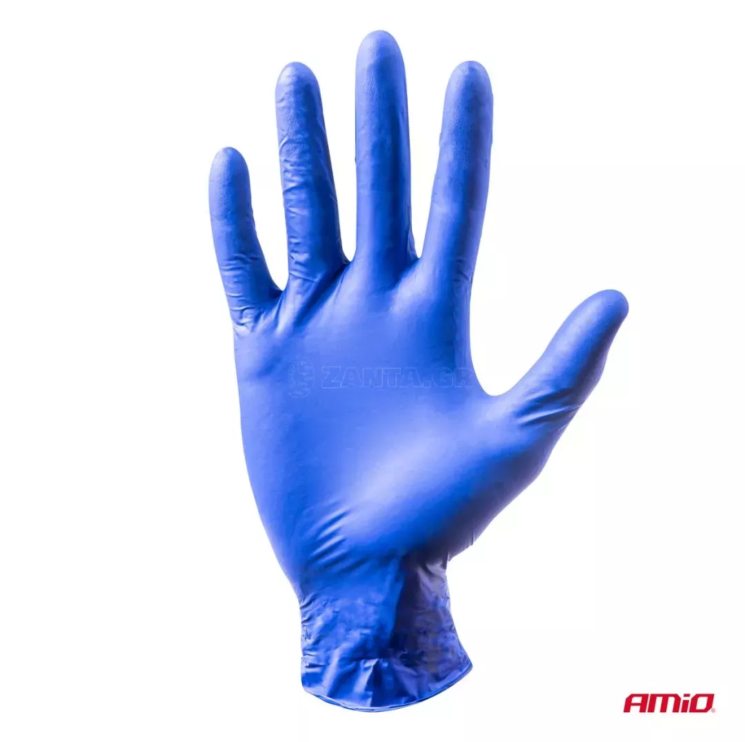 AMIO ΓΑΝΤΙΑ ΝΙΤΡΙΛΙΟΥ MERCATOR NITRYLEX BASIC ΣΕ ΜΠΛΕ ΧΡΩΜΑ MEDIUM (M) ΑΜΙΟ - 100 ΤΕΜ. MER02957/AM
