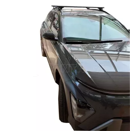 Nordrive Kit Μπάρες - Πόδια Αλουμινίου Nordrive Silenzio μαύρη για Hyundai Kona 2023+ - 2 τεμ. ΜΠ.HKONA.07 